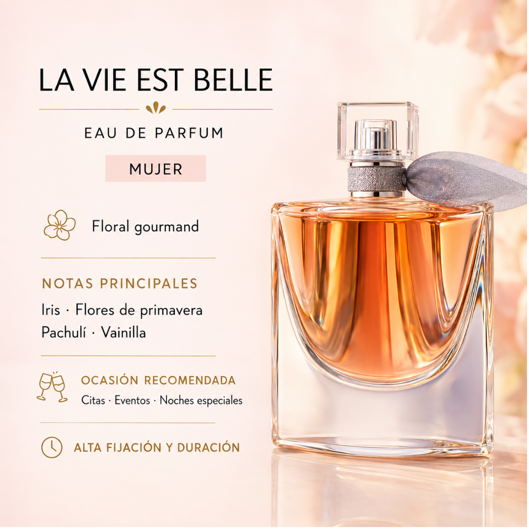 Perfume Mujer La Vie Est Belle Aroma Dulce y Sofisticado
