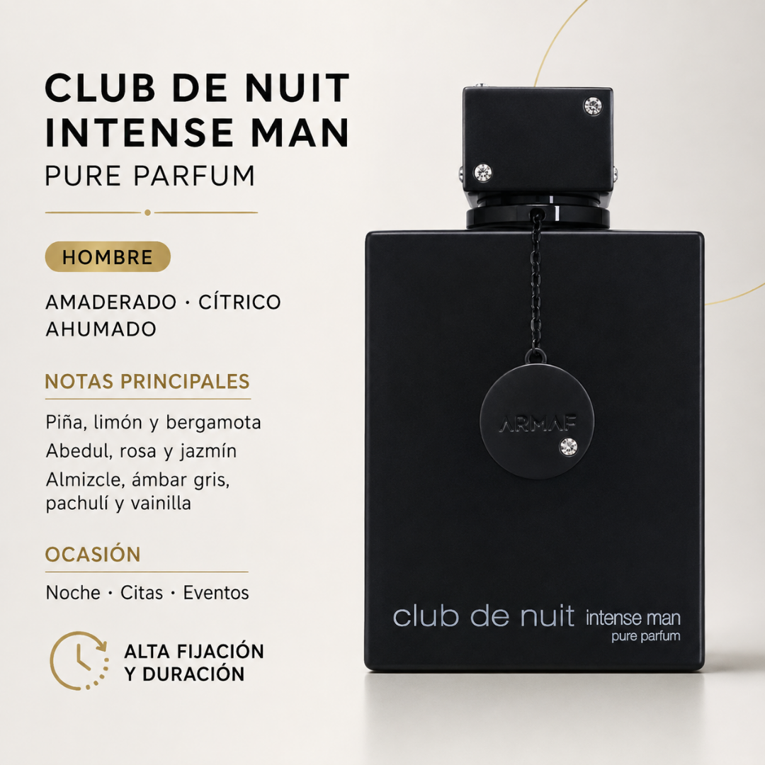 Perfume Hombre Club De Nuit Aroma Intenso Elegante
