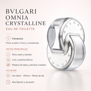 Perfume Mujer Bvlgari Omnia Cristal Aroma Floral Fresco