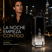 Perfume Hombre 212 VIP Black Aroma Dulce Nocturno