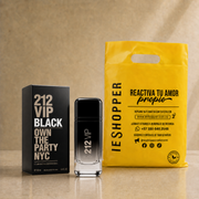 Perfume Hombre 212 VIP Black Aroma Dulce Nocturno