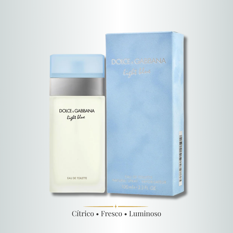 Perfume Mujer Light Blue Aroma Fresco Cítrico Uso Diario Elegante