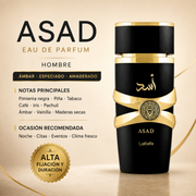 Perfume Hombre Lattafa Asad Aroma Intenso Especiado