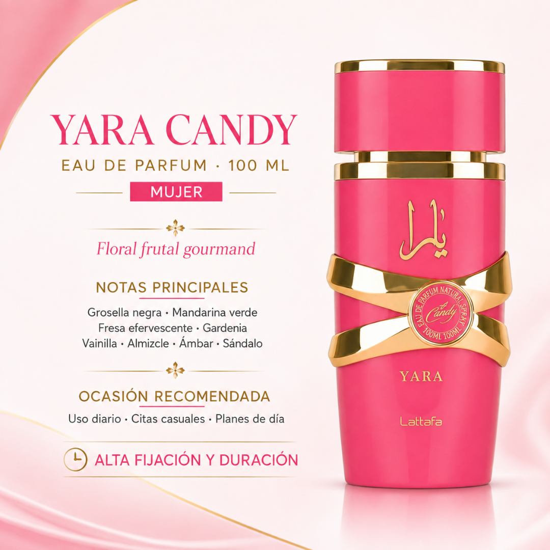 Perfume Mujer Yara Candy Aroma Exótico y Elegante