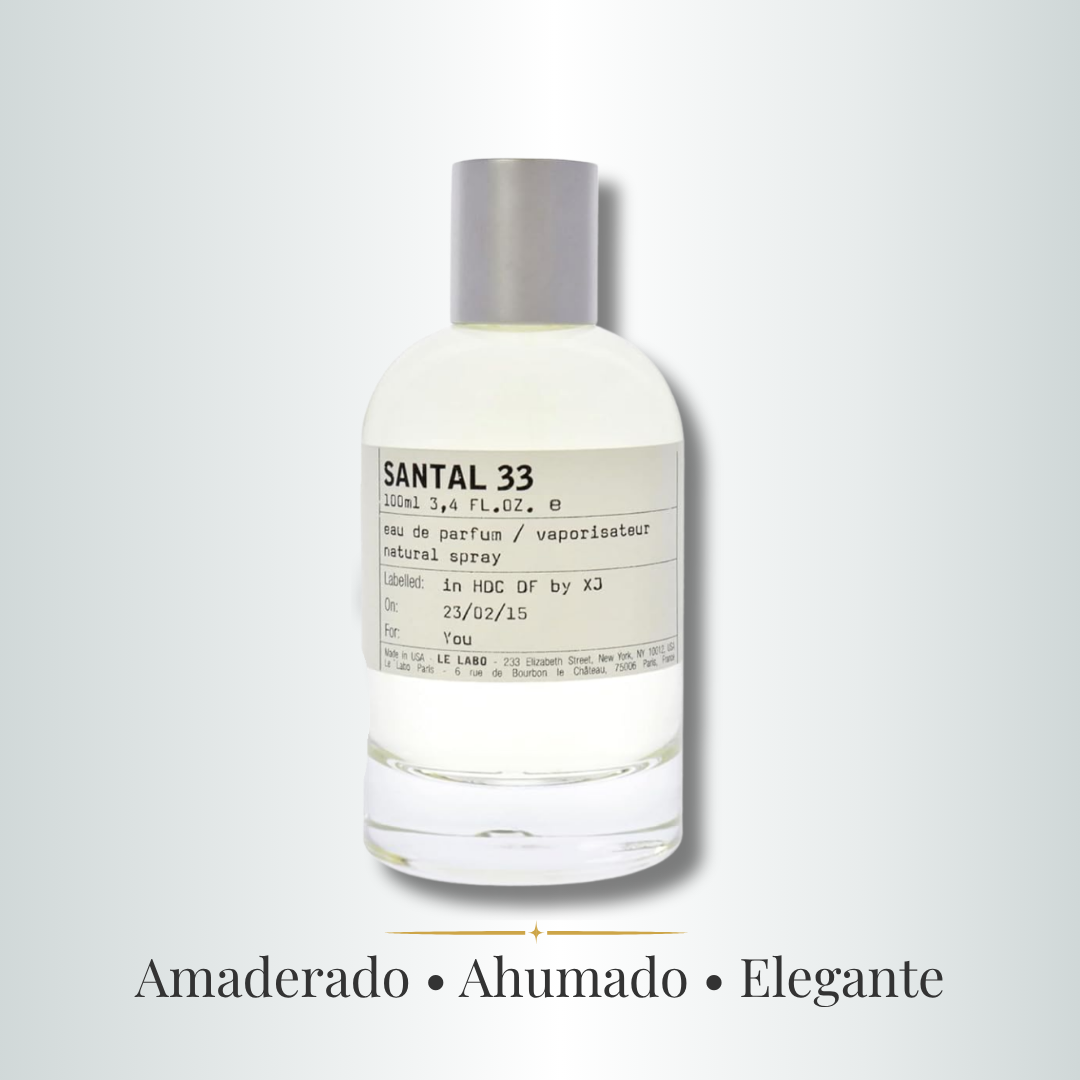 Perfume Unisex Santal 33 Aroma Amaderado Elegante