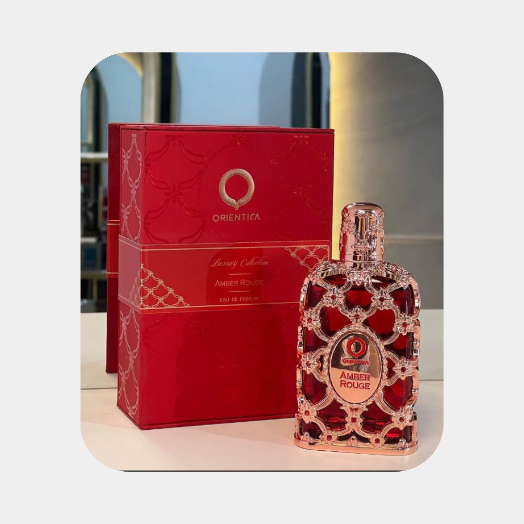 Perfume Unisex Amber Rouge  Aroma Oriental Exclusivo