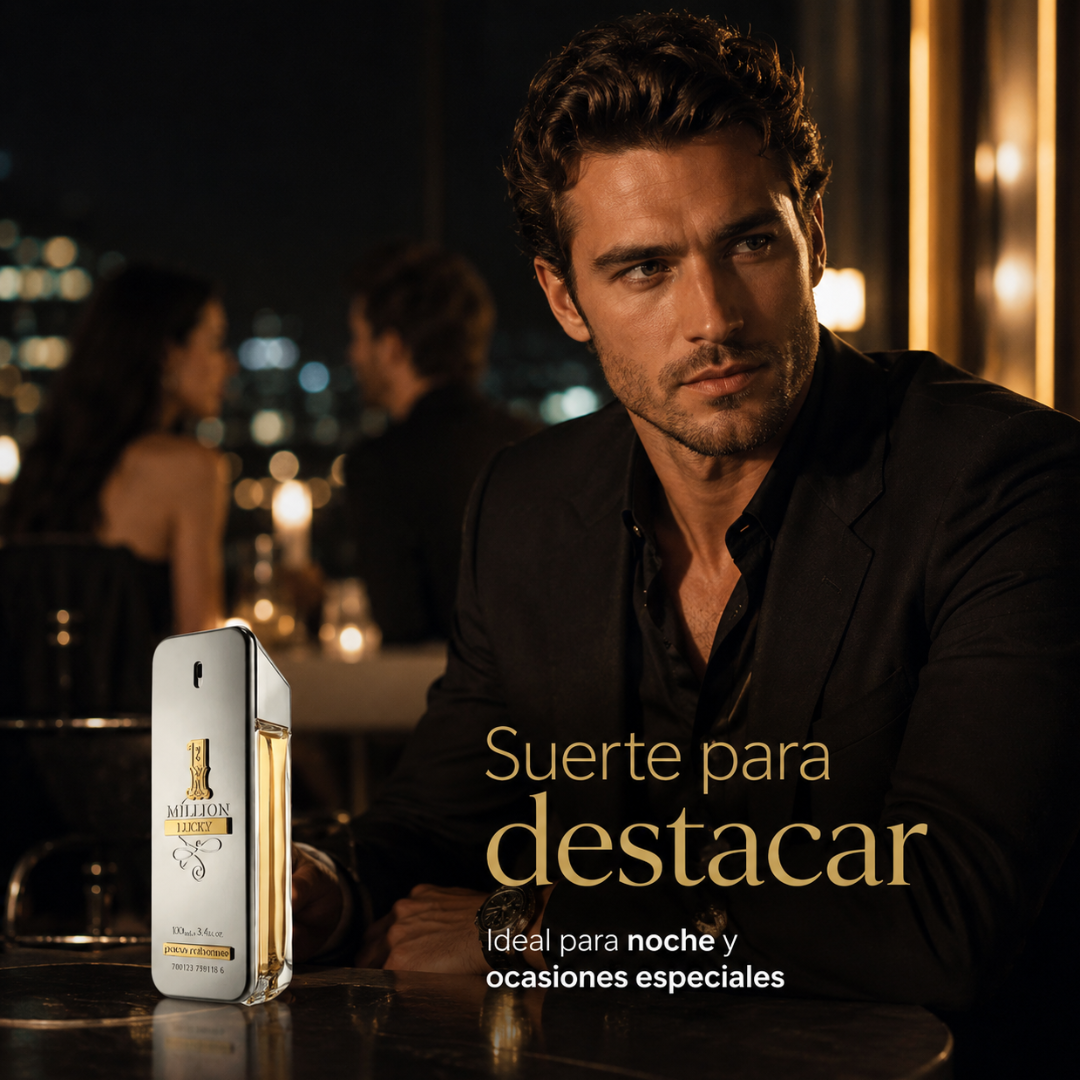 Perfume Hombre One Million Lucky Aroma Dulce Amaderado