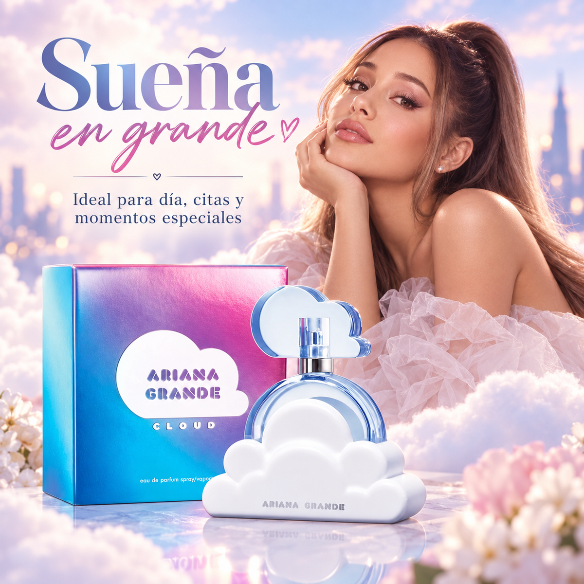 Perfume Mujer Cloud Ariana G Aroma Dulce Aireado