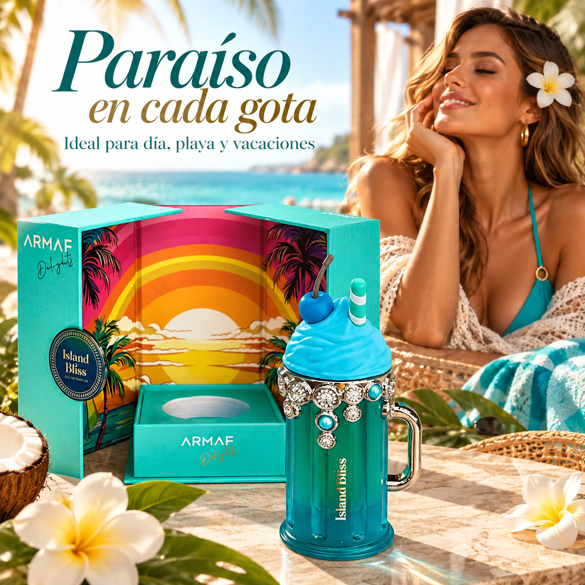 Perfume Mujer Island Bliss Aroma Tropical Fresco