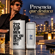 Perfume Hombre 212 VIP Men Aroma Dulce Nocturno