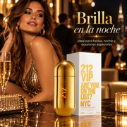 Perfume Mujer 212 VIP Aroma Glamurosa Nocturno