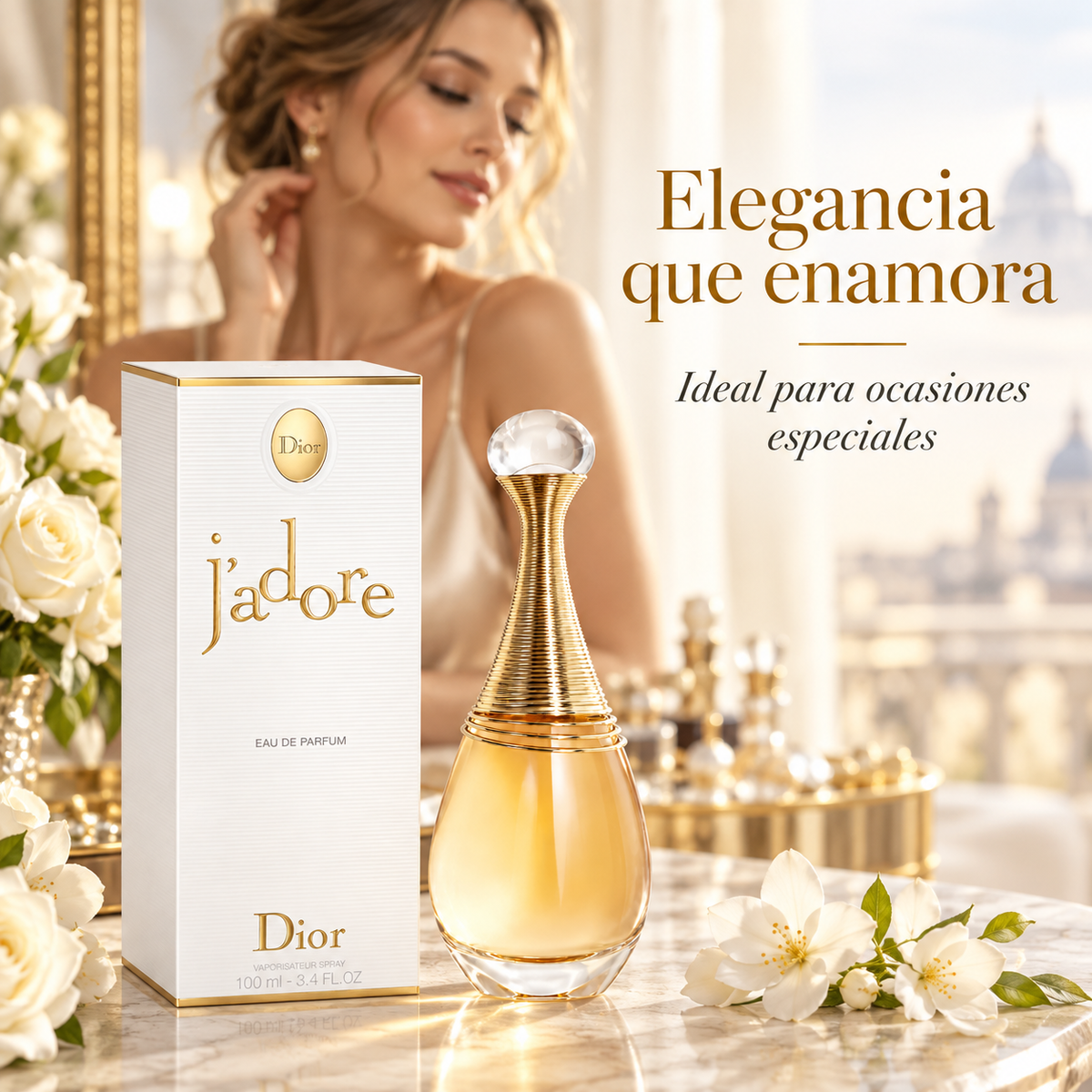 Perfume Mujer J’adore Dior Aroma Floral Elegante