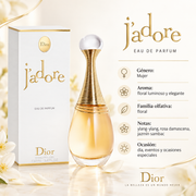 Perfume Mujer J’adore Dior Aroma Floral Elegante