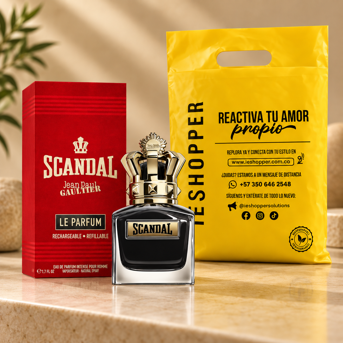 Perfume Hombre Scandal Aroma Dulce Intenso Elegante
