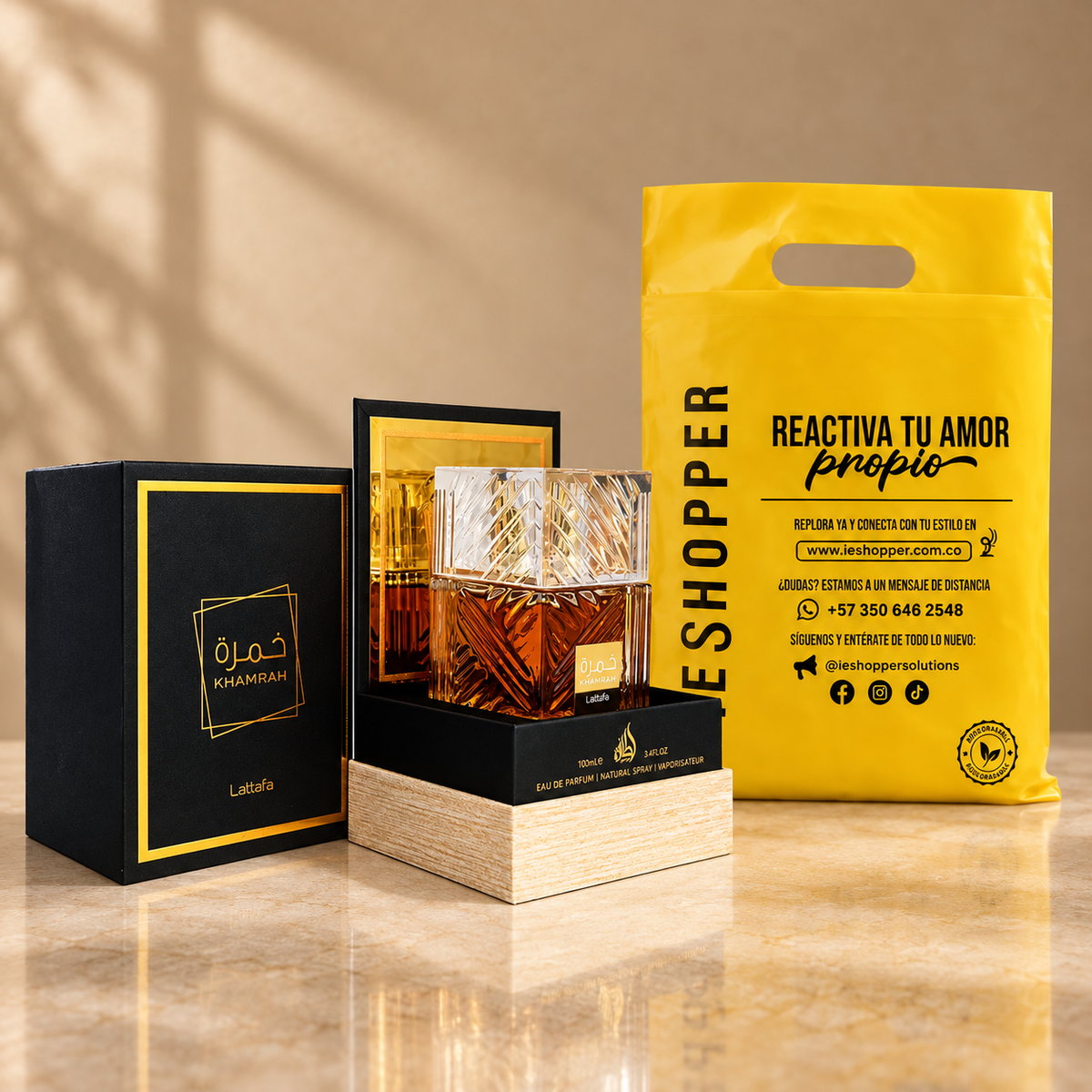 Perfume Unisex Aroma Dulce Oriental Tipo Khamrah