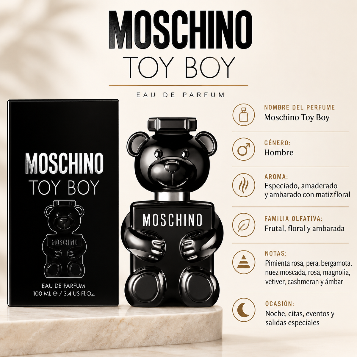 Perfume Hombre Toy Boy Aroma Especiado Moderno