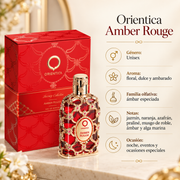 Perfume Unisex Amber Rouge  Aroma Oriental Exclusivo