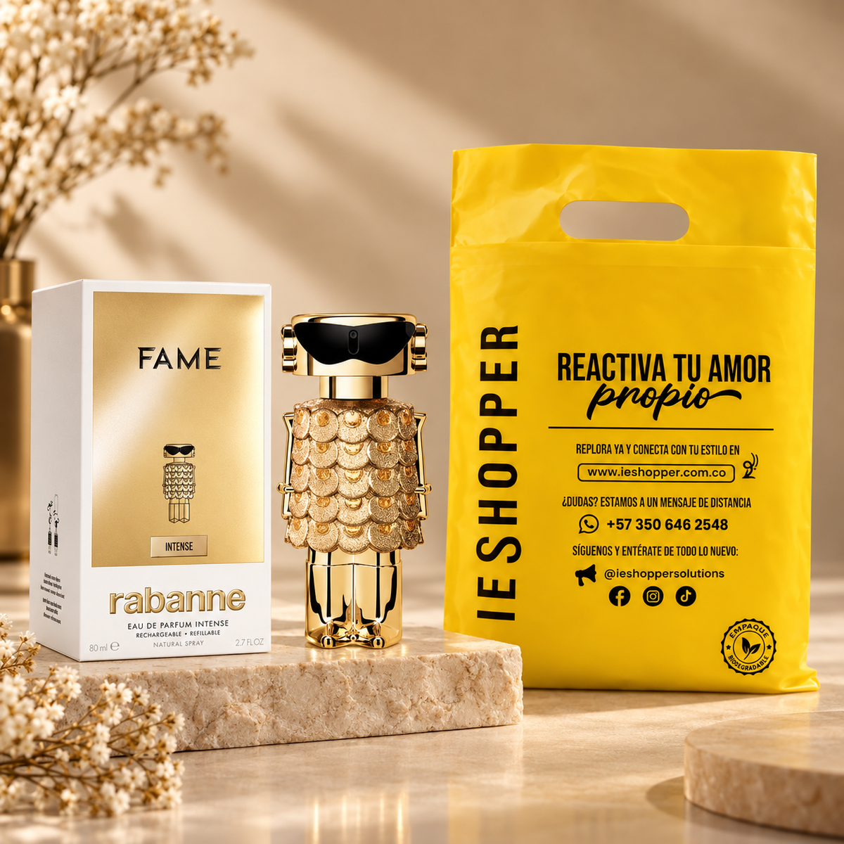 Perfume Mujer Fame Aroma Moderno Elegante