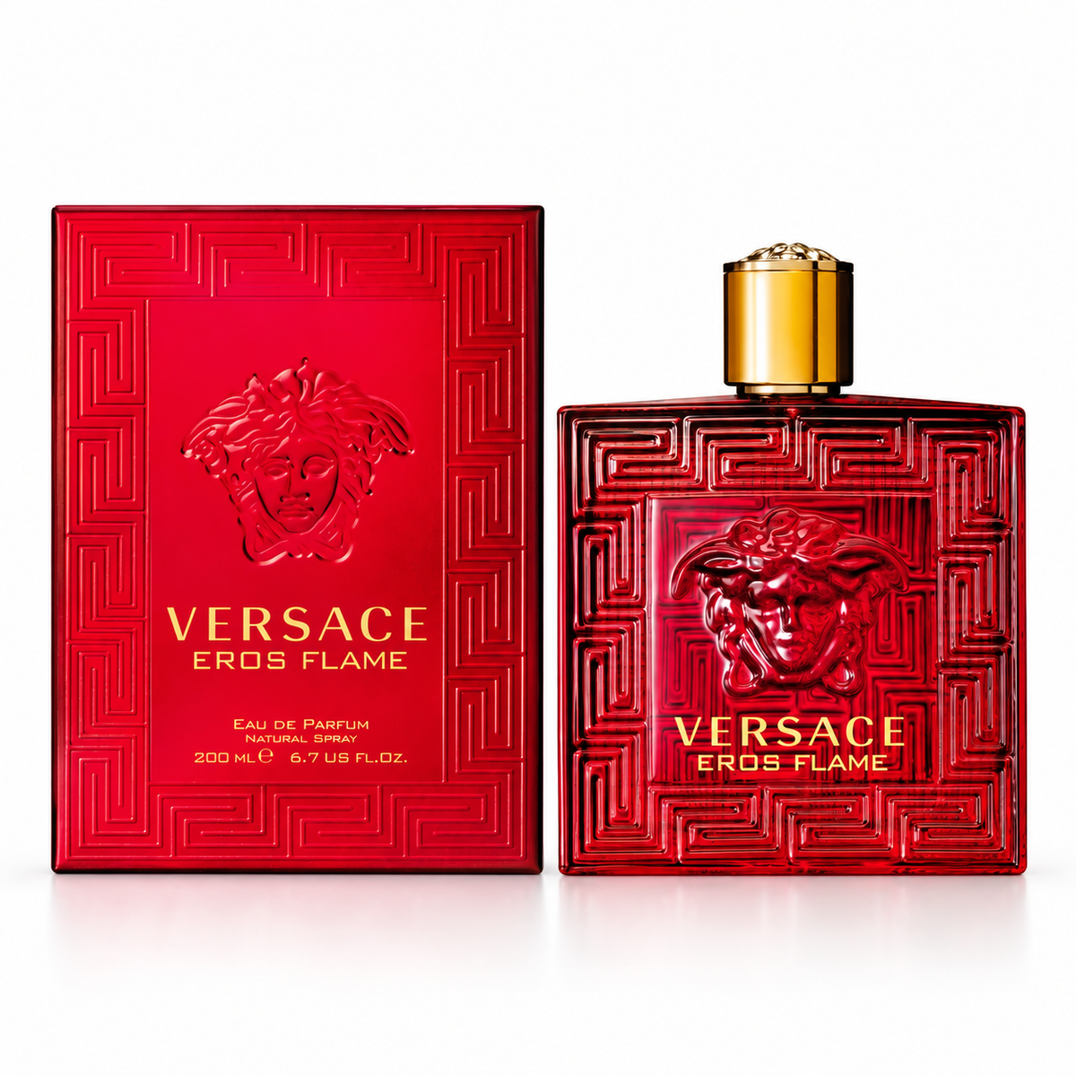 Perfume Hombre Eros Flame Aroma Dulce Intenso Seductor
