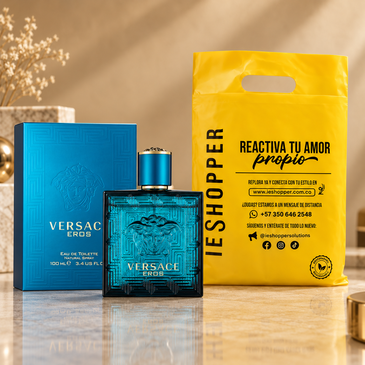 Perfume Hombre Eros  Aroma Dulce Intenso Tipo Seductor